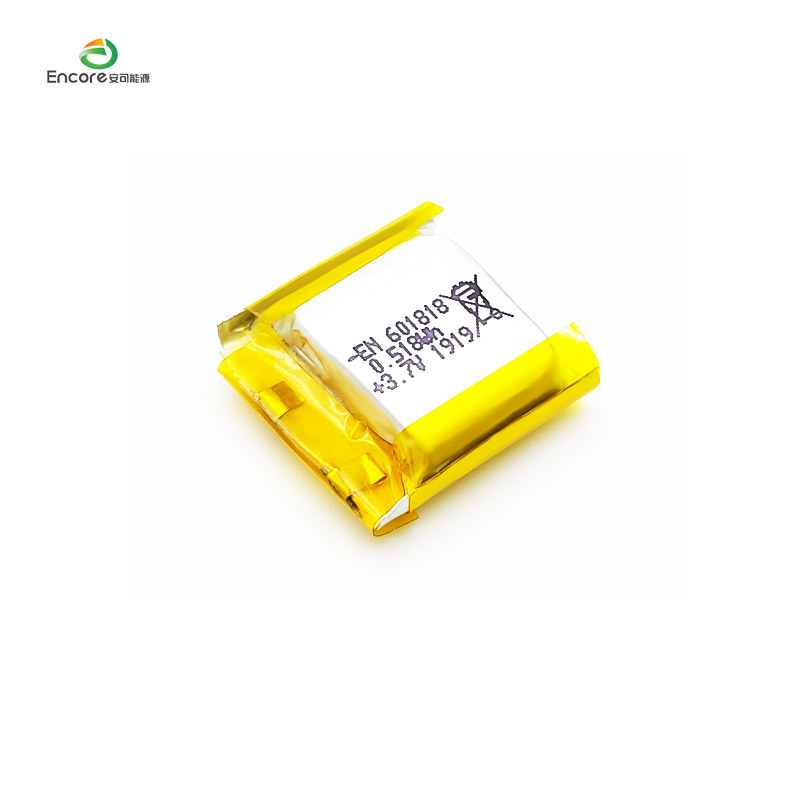 3.7v 140mah Lipo పునర్వినియోగపరచదగిన లిథియం పాలిమర్ బ్యాటరీ