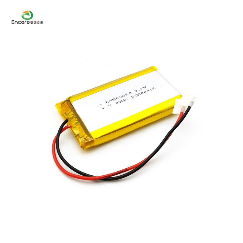 3.7v 2000mah Li పాలిమర్ బ్యాటరీ