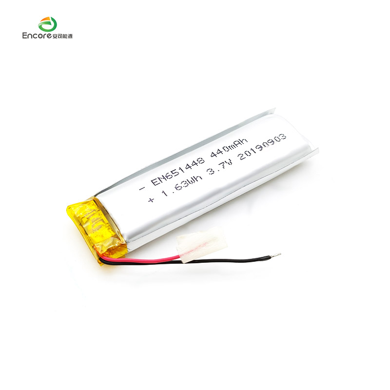 3.7v 450mah లి పాలిమర్ బ్యాటరీ