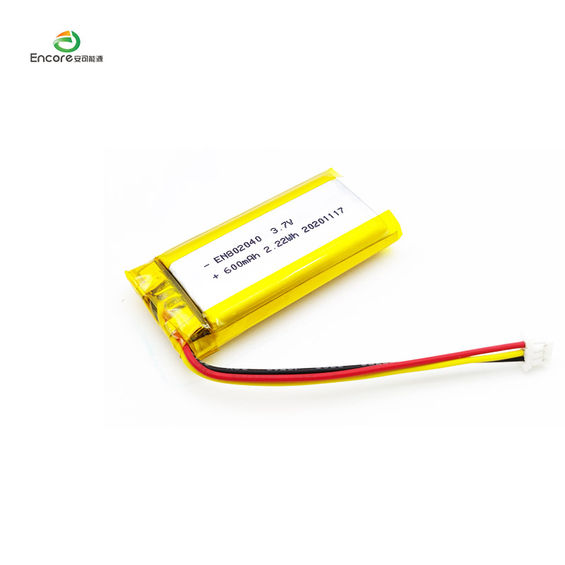 3.7v 600mah 2.22wh Li Ion బ్యాటరీ